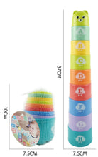 Charger l'image dans la galerie, Tasses à Empiler - 8 Pièces Multicolores - Jouet Éducatif pour Enfants