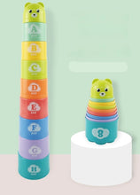 Charger l'image dans la galerie, Tasses à Empiler - 8 Pièces Multicolores - Jouet Éducatif pour Enfants