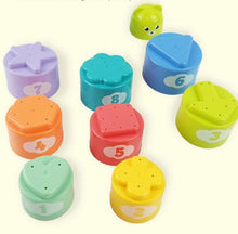 Charger l'image dans la galerie, Tasses à Empiler - 8 Pièces Multicolores - Jouet Éducatif pour Enfants