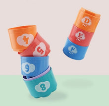 Charger l'image dans la galerie, Tasses à Empiler - 8 Pièces Multicolores - Jouet Éducatif pour Enfants