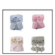 Charger l'image dans la galerie, couverture personnalisée pour bébé