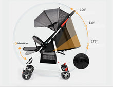 Charger l'image dans la galerie, Poussette Bébé 2 en 1 Pliable et Légère