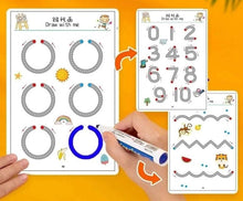 Charger l'image dans la galerie, Cahier de Pratique Magique Réutilisable pour Enfants