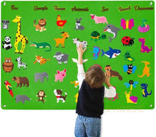 Charger l'image dans la galerie, Tableau en Feutre Montessori - Jouets d'Éveil et d'Apprentissage Interactifs pour Enfants