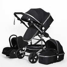 Charger l'image dans la galerie, Poussette Bébé Trio 3 en 1 Premium - Poussette, Landau et Siège Auto