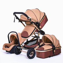 Charger l'image dans la galerie, Poussette Bébé Trio 3 en 1 Premium - Poussette, Landau et Siège Auto