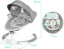 Charger l'image dans la galerie, Chaise Longue électrique à bascule pour bébé