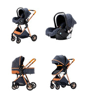 Lade das Bild in den Galerie-Viewer, Luxus-Trio-Kinderwagen