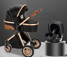 Charger l'image dans la galerie, Poussette Bébé Trio 3 en 1 - Poussette, Landau et Siège Auto