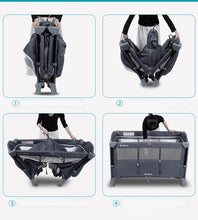 Charger l'image dans la galerie, Berceau pliable multifonctionnel pour bébé de 0 à 6 ans