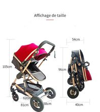 Charger l'image dans la galerie, Poussette Bébé Trio 3 en 1 Premium - Poussette, Landau et Siège Auto