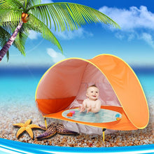 Lade das Bild in den Galerie-Viewer, Wasserdichtes Baby-Strandzelt