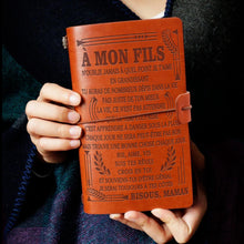 Charger l&#39;image dans la galerie, Cadeau À Mon Fils - Maman - N’oublie Jamais que je t&#39;aime - Cadeau Personnalisé - Journal Vintage
