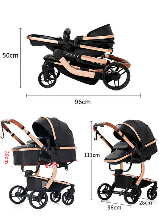 Poussette bébé trio 3 en 1 dernière génération - Poussette, Landau et Siège Auto