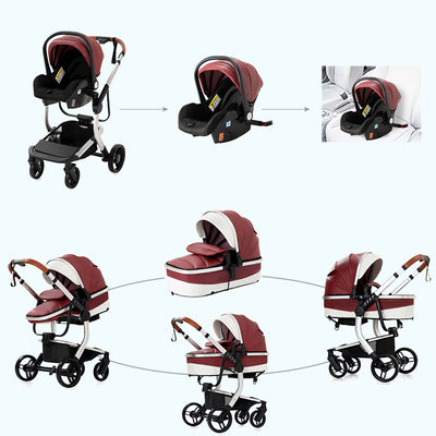 Poussette bébé trio 3 en 1 dernière génération - Poussette, Landau et Siège Auto