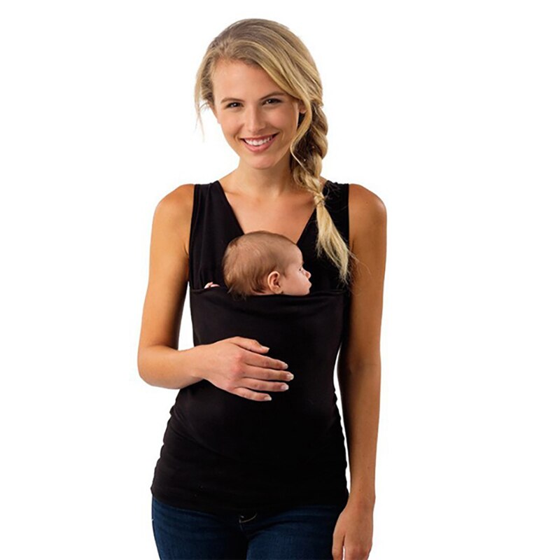 Chemise De Portage Bébé Kangourou - Pour Parents - Poche Intégrée - Coton/polyester - Nouveau-nés Jusqu'à 4.5 Kg