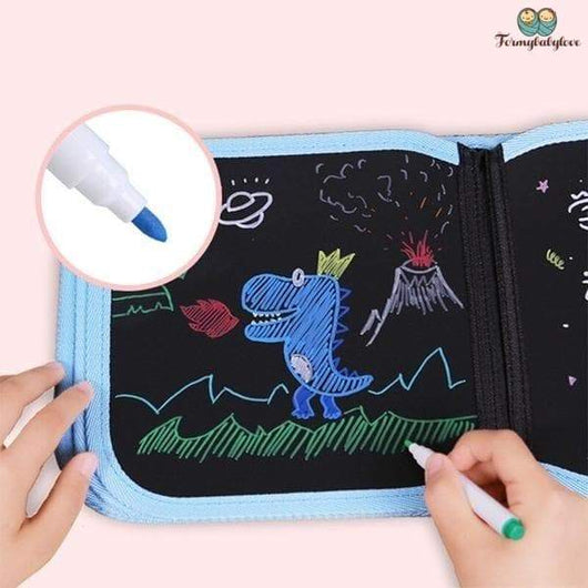 Livre de coloriage effaçable - 9mois et moi