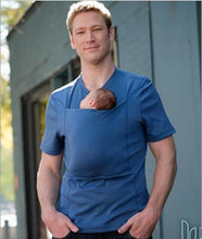 Charger l&#39;image dans la galerie, T-Shirt Porte bébé Kangourou Homme et Femme - COTON - 9mois et moi
