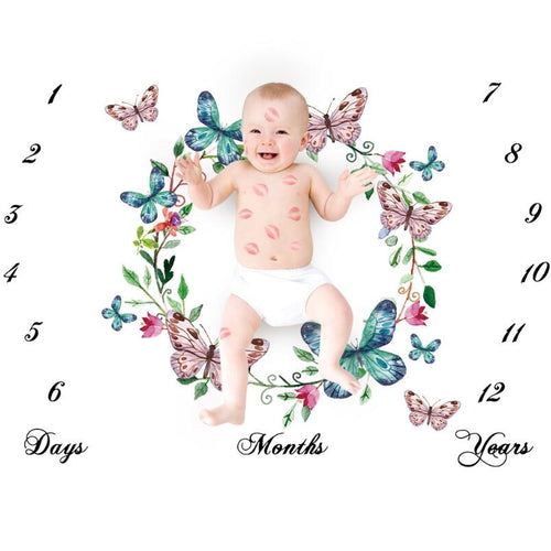 Tapis Décor Photo Bébé - 9mois et moi