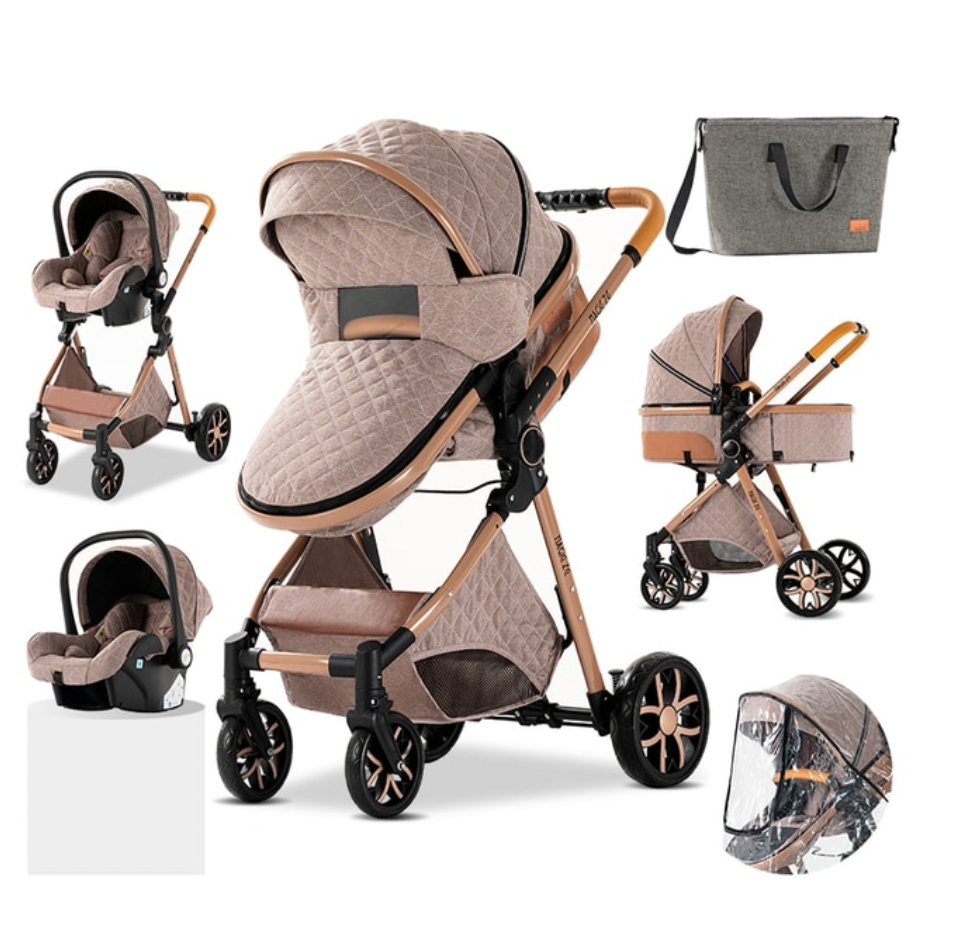 Poussette Trio De Luxe Pour Bebe 9mois et moi