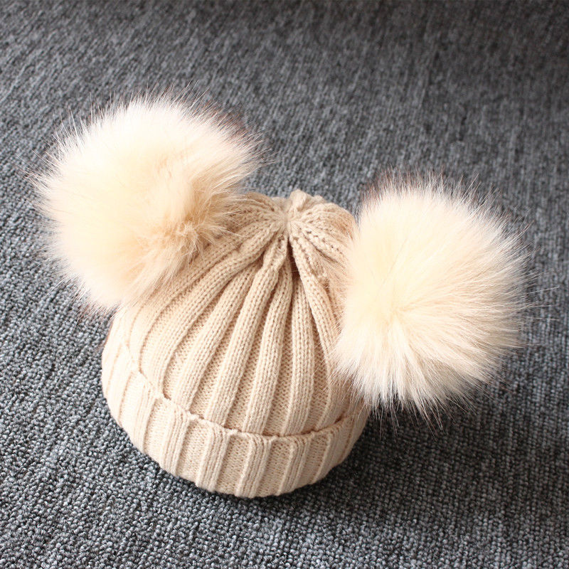Bonnet fourrure bebe hotsell