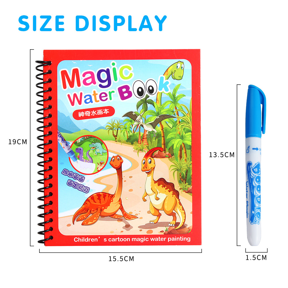 Dessin - Graphisme,Livre de coloriage à l'eau pour enfants,nouvelle  collection,livre de coloriage avec stylo magique - Type 666-5