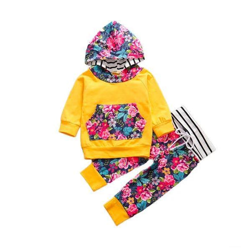 Ensemble streetwear florale - 9mois et moi