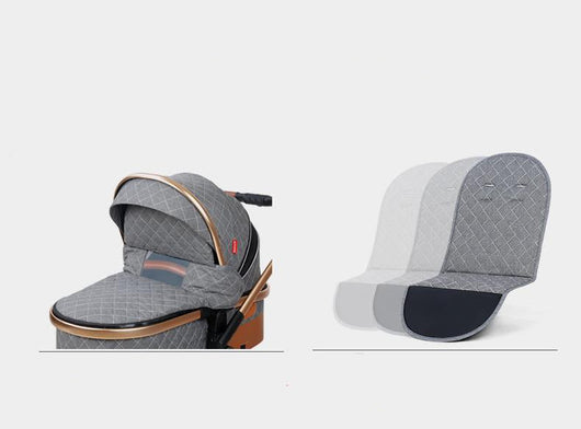 Poussette Bébé Trio 3 en 1 - Poussette, Landau et Siège Auto