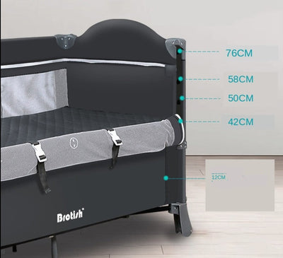 Berceau pliable multifonctionnel pour bébé de 0 à 6 ans