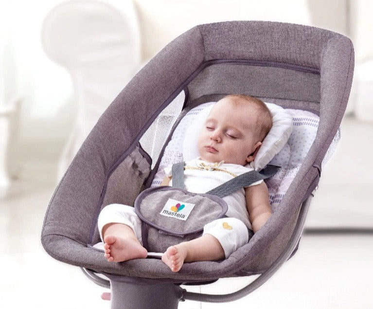 Bébé brillant, Lit Bébé électrique, Chaise à bascule avec Bluetooth, Incl.