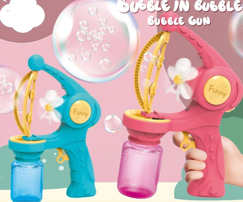 Enfants Pistolet à bulles automatique Jouets d'été, Bubble Blower