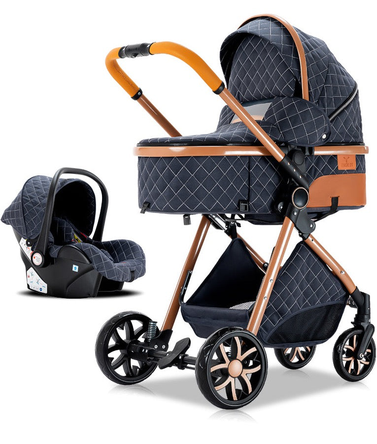 Poussette Trio De Luxe Pour Bebe 9mois et moi