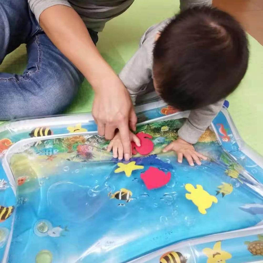 Tapis de jeu gonflable à l'eau - Tapis de jeu pour bébé - Tapis à