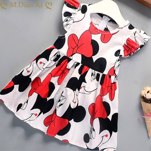 Robe mickey mouse pour fille