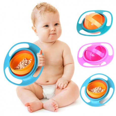 Baby Bol pour bébé enfants 360 rotation - Anti-gouttes soucoupe volante à  prix pas cher